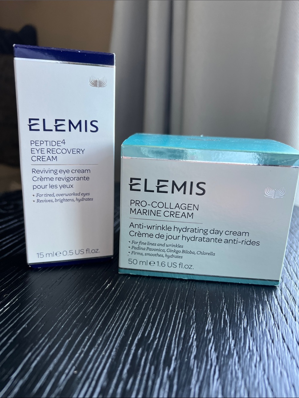 ELEMIS Pro-Collagen Marine Cream & Peptide4 Eye Recovery Cream — sealed
